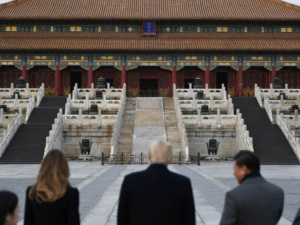 Trump en China