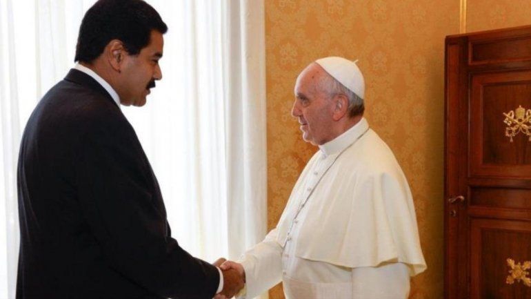 Papa Francisco - Nicolás Maduro - Conflicto Venezuela - Mediacion Papal.jpg