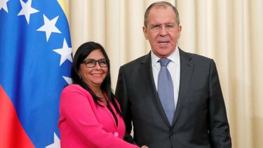Lavrov apoya la política de Delcy Rodríguez de defensa de la soberanía venezolana. &nbsp;
