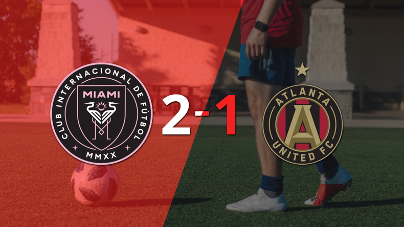 Inter Miami asegura la victoria al vencer 2-1 a Atlanta United