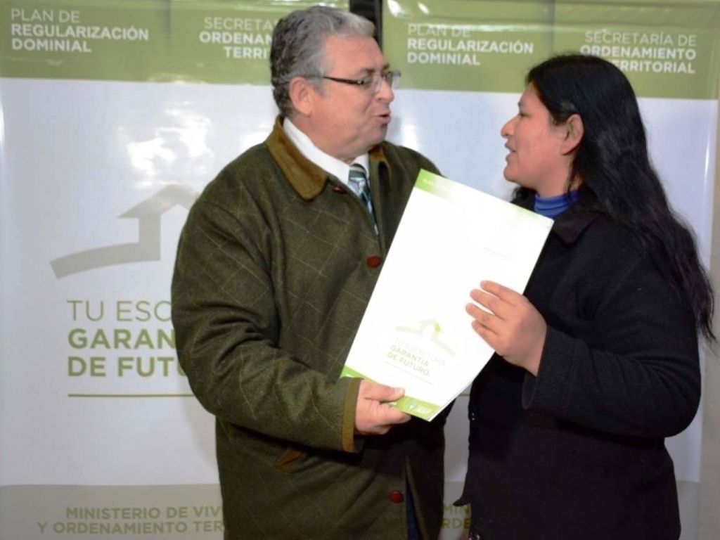 Entrega de escrituras