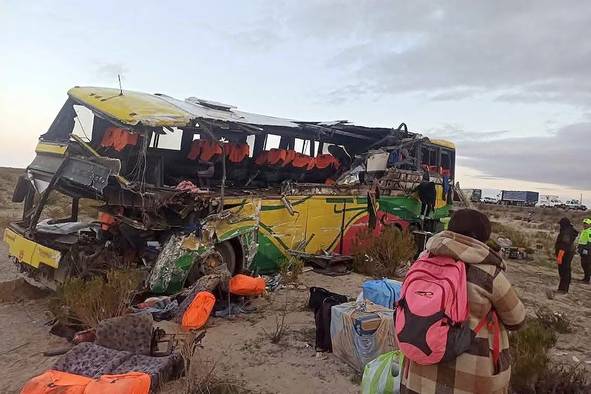 grave accidente en bolivia: 37 muertos y mas de 30 heridos