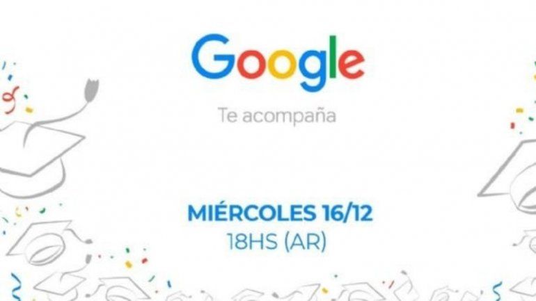 Google brindará una charla virtual y gratuita destinada a estudiantes para que conozcan su vocación 
