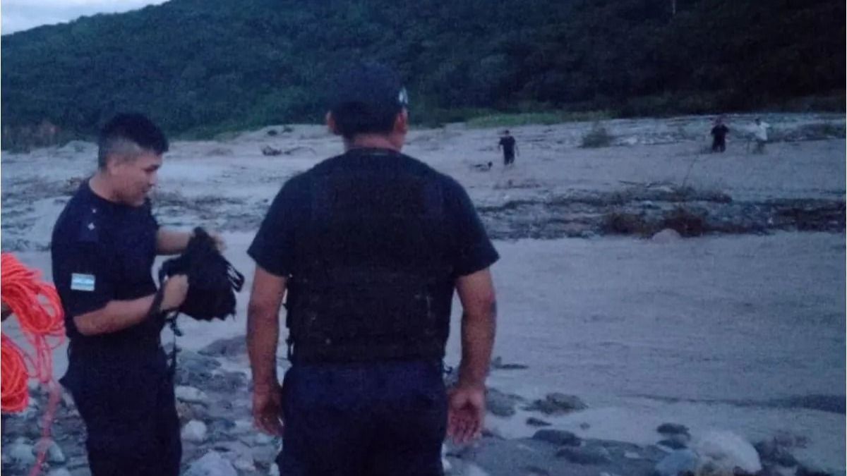 Un nene de 3 años fue arrastrado por el río en San Antonio