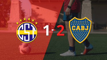 Boca Juniors logró dar vuelta el marcador y vencer 2-1 a Trinidense