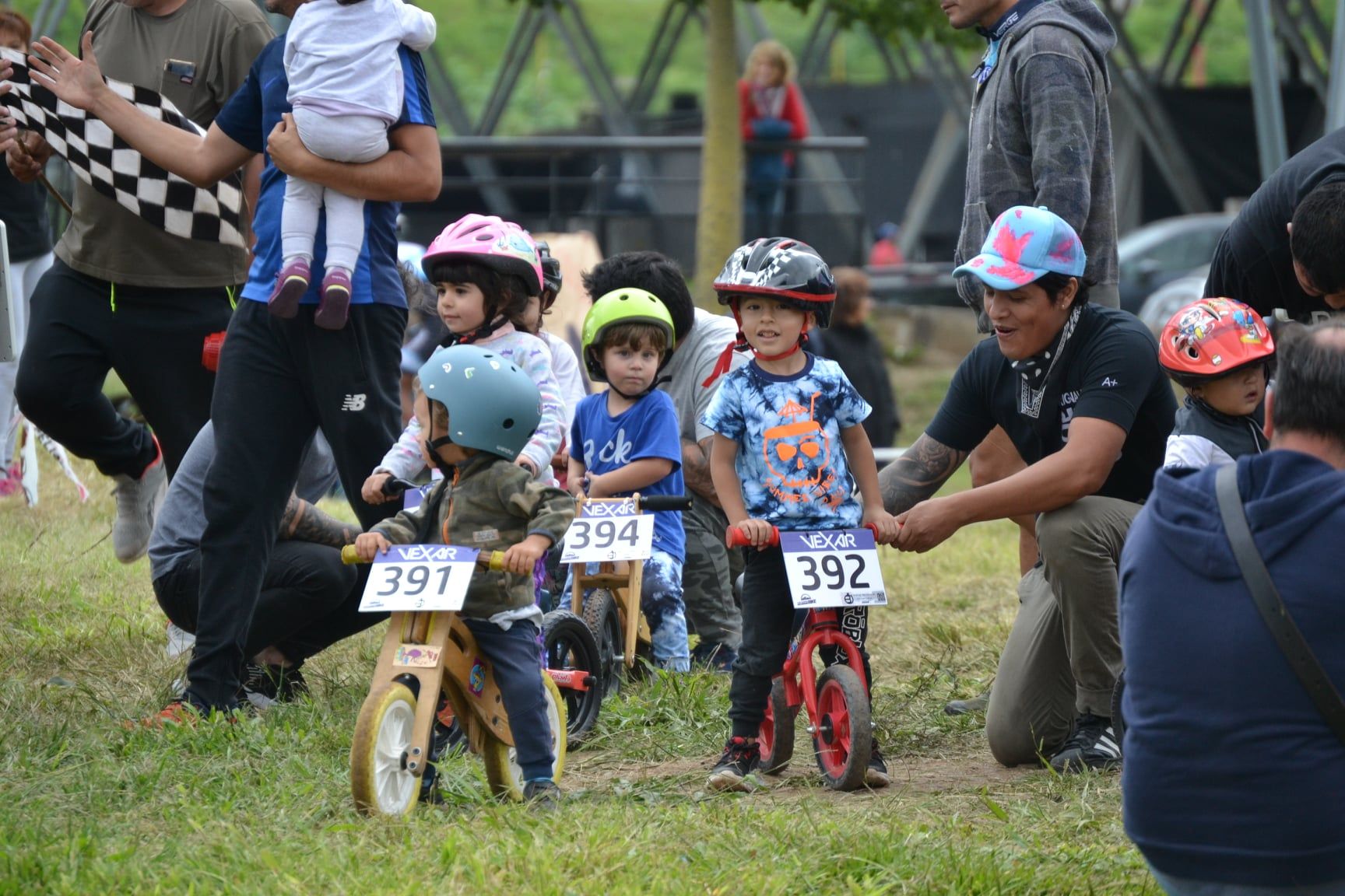 Torneo de Mountain Bike con la participación de pequeños ciclistas.
