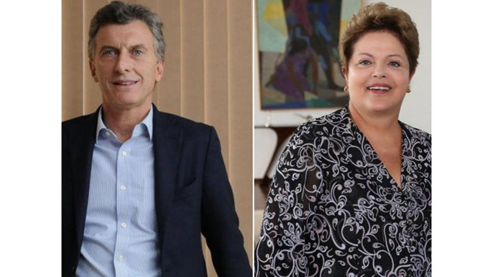 Mauricio Macri y Dilma Rousseff