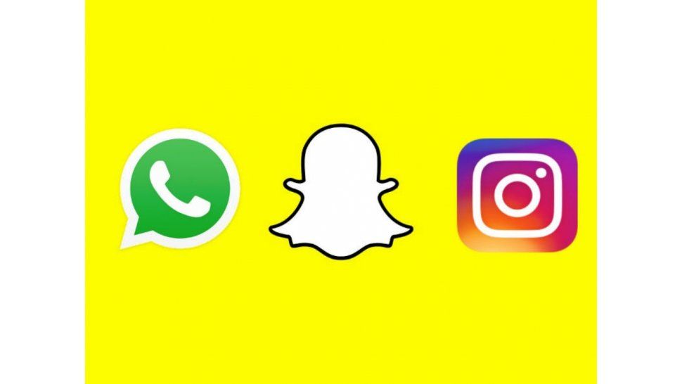 WhatsApp, Snapchat e Instagram