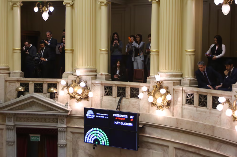 Sesión en el Senado: minuto a minuto del debate de Zona Fría y Banco Central