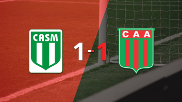 San Miguel logró sacar el empate de local frente a Agropecuario Argentino