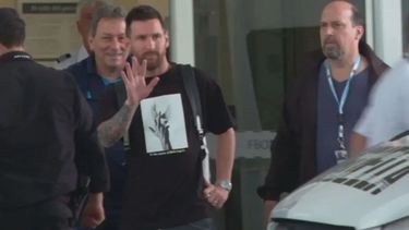Messi llegó al país para jugar partidos de las eliminatorias