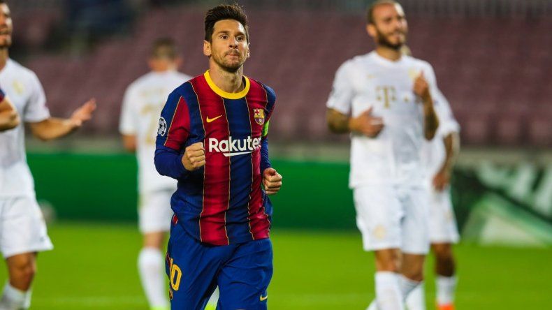 Con un gol de Messi, el Barcelona goleó al Ferencvaros