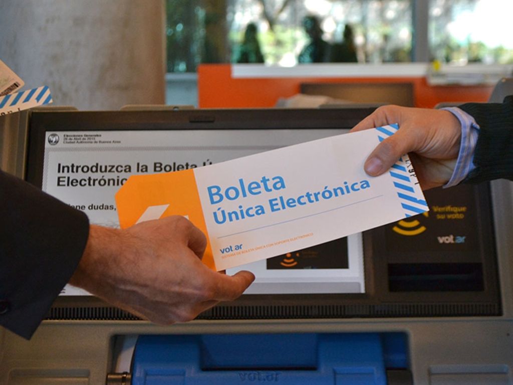 Avanza la Boleta Única Electrónica