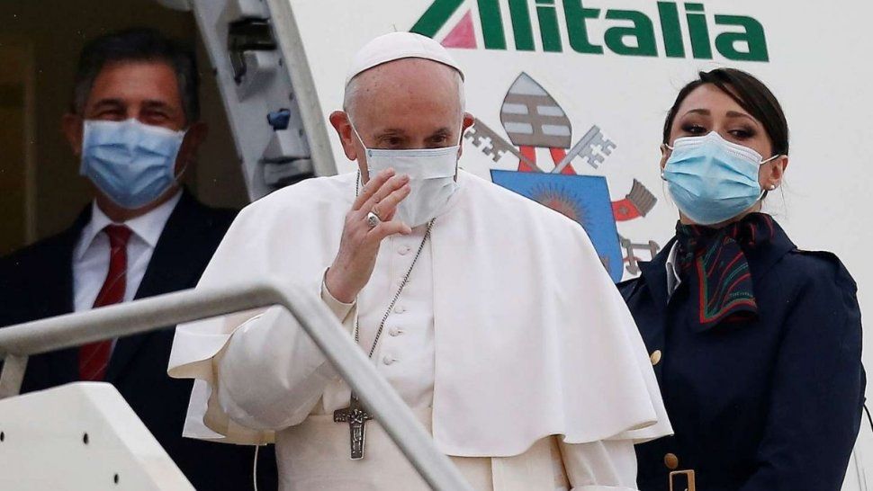 El Papa Francisco llegó a Irak&nbsp;