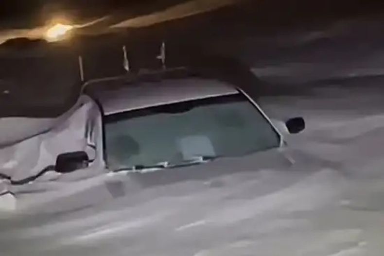 Rescataron a 120 personas atrapadas por la nieve en Catamarca.&nbsp;