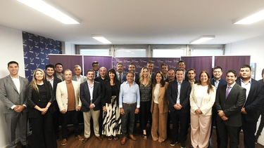 Ezequiel Atauche participó de la reunión nacional de La Libertad Avanza.