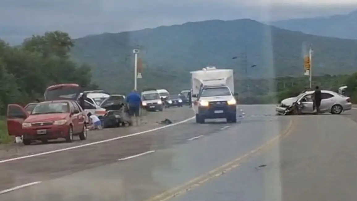 Accidente fatal entre una ambulancia y un auto particular - Güemes, Salta&nbsp;