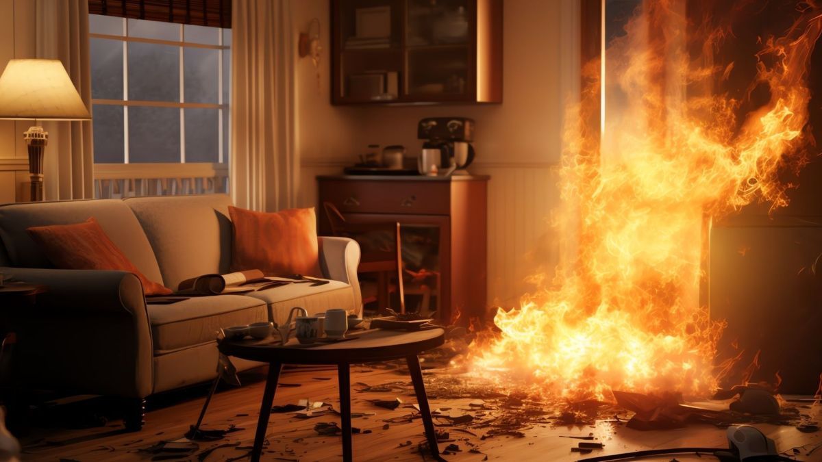 Tener un matafuegos puede salvarnos la vida ante un incendio.