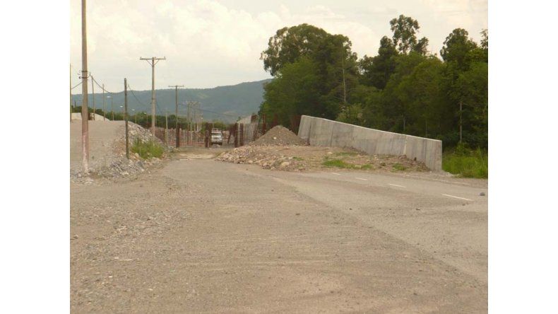 Obra en la ruta al Norte