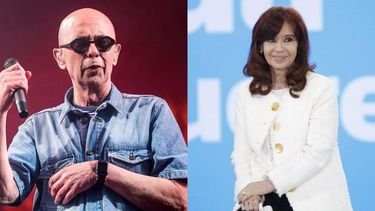 El mensaje de apoyo del Indio Solari a Cristina Kirchner.&nbsp;