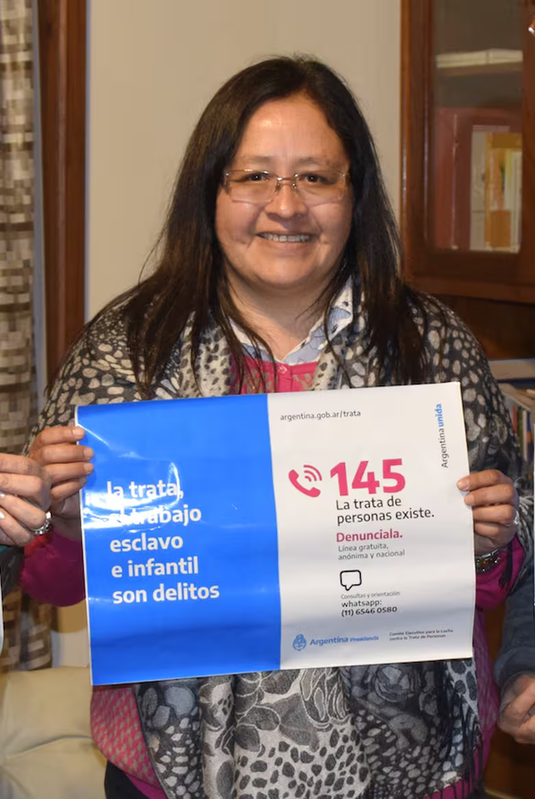 Línea 145: Todos los llamados son atendidos por profesionales capacitadas del Programa Nacional de Rescate y Acompañamiento a las Personas Damnificadas por el delito de Trata de Personas