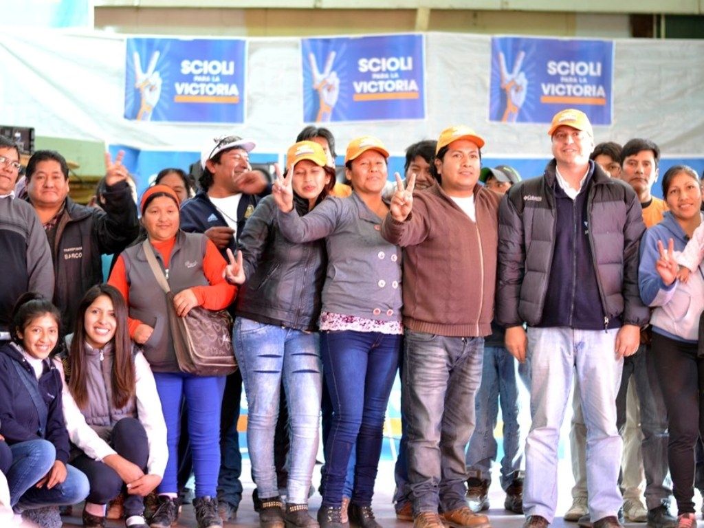 De campaña en la localidad puneña
