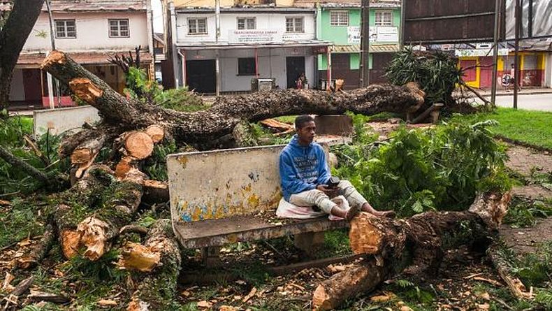 El ciclón Batsirai en Madagascar hizo destrozos