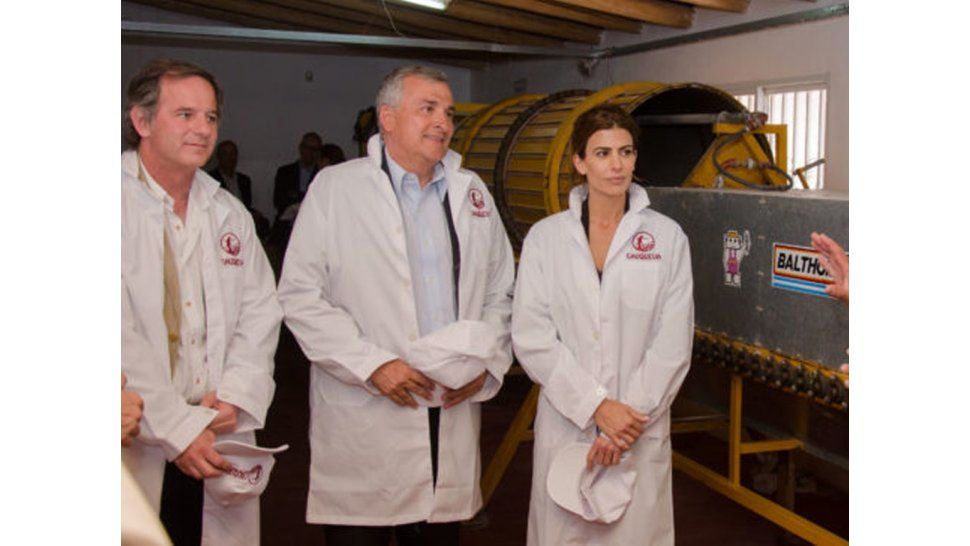 Morales junto a Awada