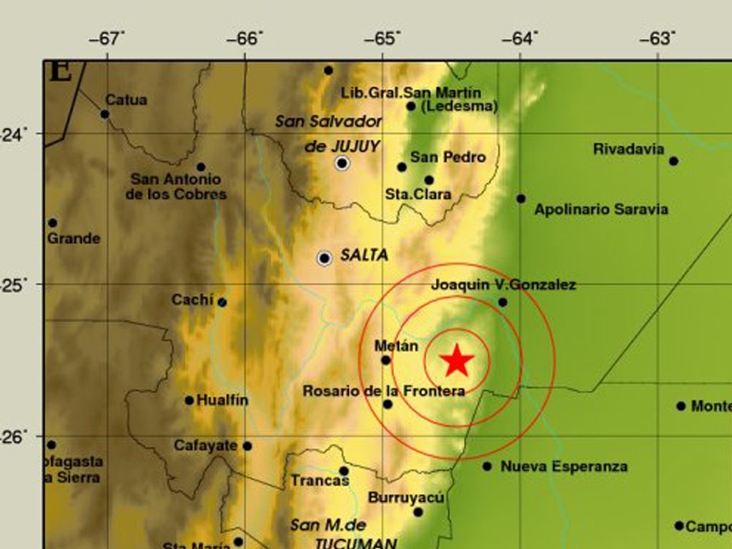 Sismo en Metán