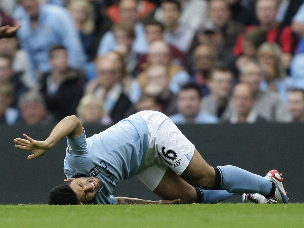 Respira el Kun Aguero