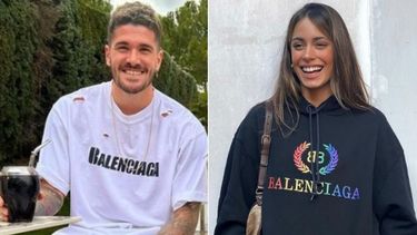 Rodrigo de Paul subió la primera foto junto a Tini Stoessel.&nbsp;