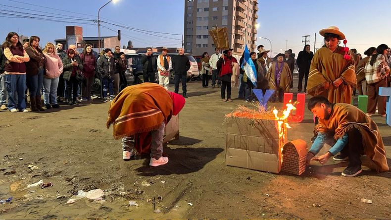 laPatagonia rindió homenaje al Éxodo Jujeño
