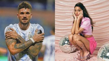Rodrigo de Paul le dedicó el triunfo de la Selección a Tini Stoessel.&nbsp;