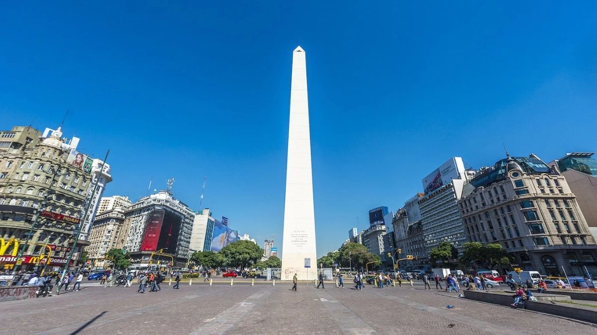 Obelisco de Buenos Aires.