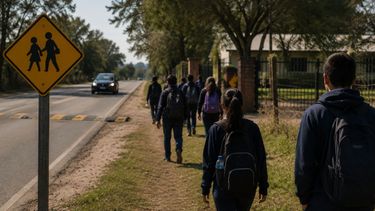Piden señalización y retardadores para la Agrotécnica de El Brete en Palpalá - Imagen creada con IA&nbsp;&nbsp;