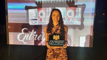 María Emilia Batalla fue la deportista destacada con el&nbsp;Cóndor de Oro 2021.