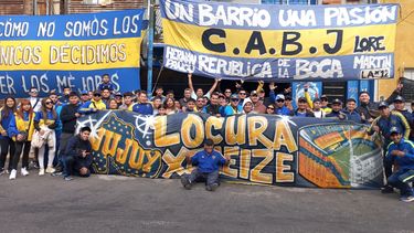 Caravana enJujuy para celebrar el Día del Hincha de Boca (Archivo)