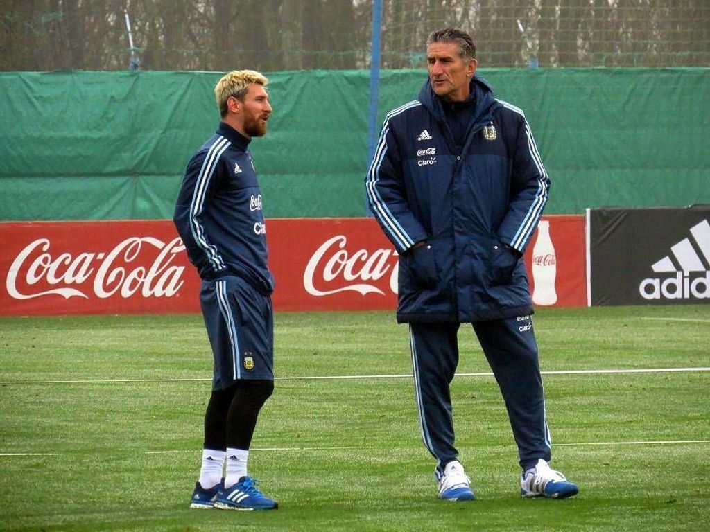 Messi y Bauza