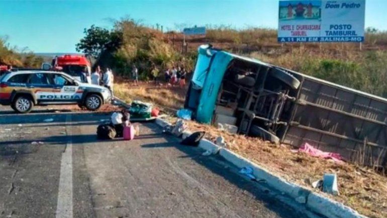 Trágico accidente en Brasil: 14 muertos 