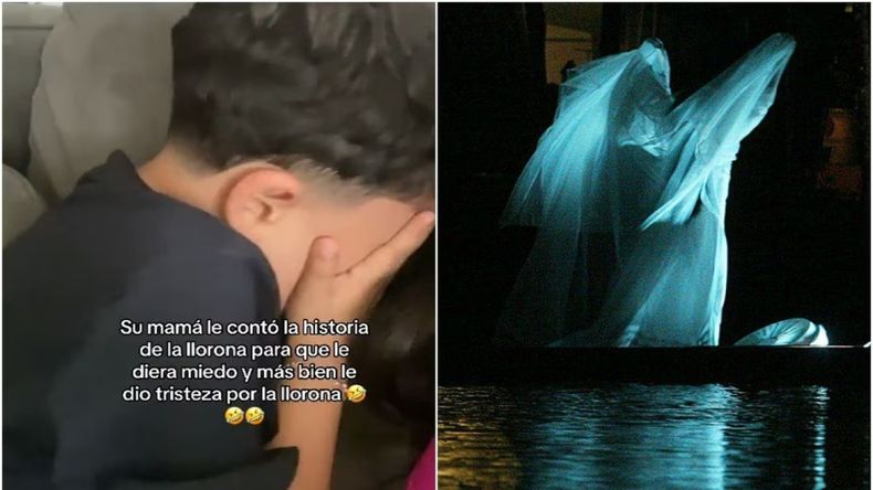 “‘Pobrecita La Llorona’, no encuentra a sus hijos y yo quiero ayudarla a buscarlos”, dice el nene entre lágrimas.