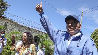 Daniel Ortega, actual mandatario de Nicaragua.