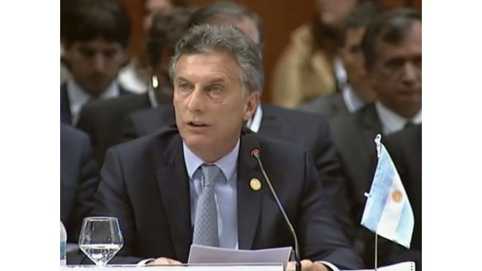 Macri en la Cumbre del Mercosur