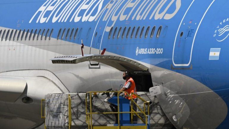 Vacunas Sputnik V que llegaron a Argentina 