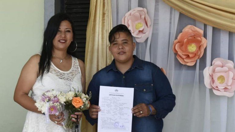 Matrimonio igualitario en La Mendieta.