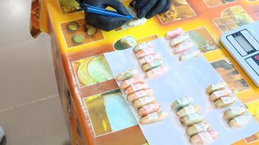 Volcán: 6 detenidospor haber ingerido más de 400 cápsulas con cocaína (Fotos Gendarmería)