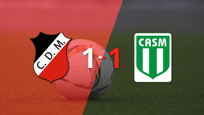 Deportivo Maipú y San Miguel igualaron 1 a 1