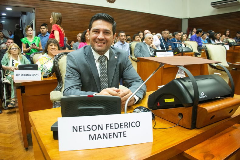 Diputado provincial Nelson Federico Manente.