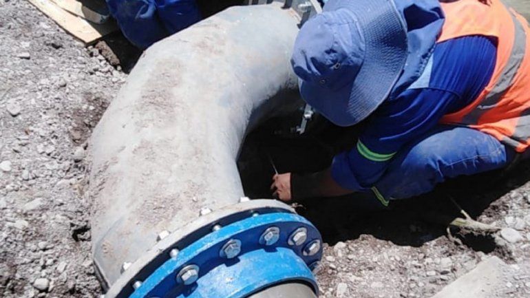 Obras en el acueducto de Alto Comedero