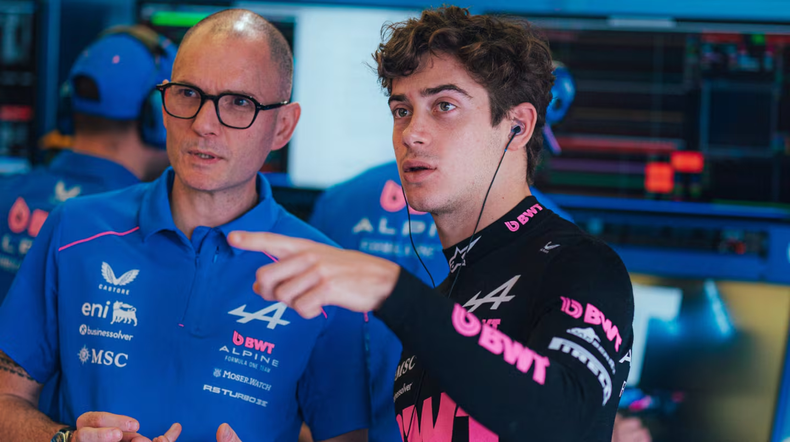 Franco Colapinto terminó 18° en la segunda sesión de entrenamientos