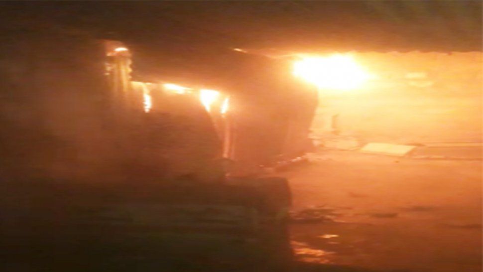 San Pedrito: vecinos salvaron a una abuela cuando se incendiaba su casa